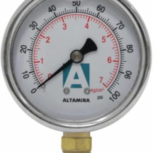Manómetro Glicerina 0-100 PSI