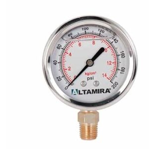 Manómetro Glicerina 0-200 PSI