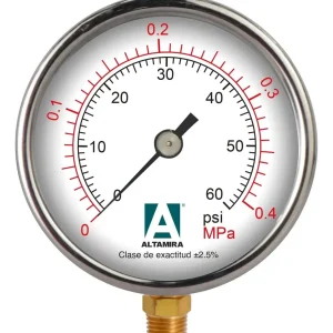 Manómetro Glicerina 0-60 PSI